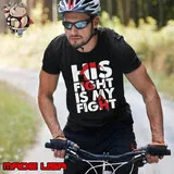 Laryngeal Cancer His Fight Is My Fight Awareness shirt