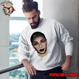Sade Adu Big Face Signature Nigerian-born British singer s Sweatshirt