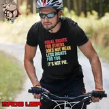 E Equal Rights For Others It's Not Pie Retro Unisex