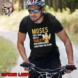 Jewish Passover Moses First man With A Tablet Data Cloud Computing T-Shirt