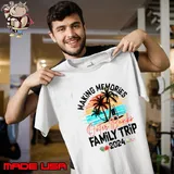 Making Memories Outer Banks Family Trip Vacation 2024 Sunset Palms Tree Unisex