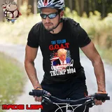 The Teflon Goat Trump 2024 Signature American flag T-Shirt