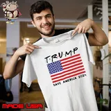 Trump Save America 2024 USA Flag 4th Of July T-Shirt