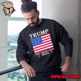 Trump take america back 2024 red stars american flag T-Shirt