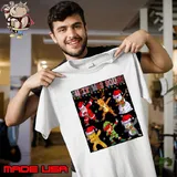 Christmas Dab Santa Friends Matching Family Christmas Squad Shirt