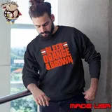 Cleveland Football Bleed Orange Brown Shirt