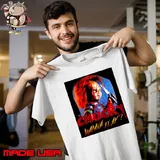 Creepy Portrait Child’s Play Chucky Wanna Play shirt