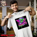 Double fine Halloween bat shirt