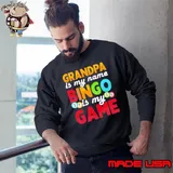 Grandpa Is My Name Bingo Is My Game T-Shirt