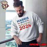 Harris-Walz We Are Not Going Back 2024 Flag T-Shirt