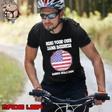 Mind Your Own Damn Business Harris Walz 2024 Usa Flag T-Shirt