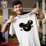 Disney Minnie Head Christmas Light Shirt