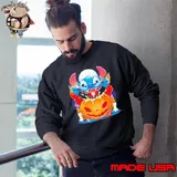 Halloween Witch Stitch Pumpkin Sweatshirt