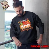 Happy Thanksgiving Gnomes Pumpkin Autumn T-Shirt