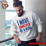 I Have Concepts Of A Plan Blue Stars Election 2024 T-Shirt