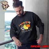 I Love Fall Prevention Autumn Nurse Physical Therapist Pumpkin Halloween Sweatshirt
