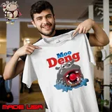 Moo Deng Eating Cartoon Shirt