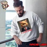 Nine Lives Baby Cat In Suite With Trump Hair Election 2024 T-Shirt