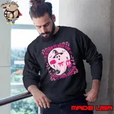 October We Wear Pink Ghost Halloween Pumpkins Breast Cancer Sweatshirt