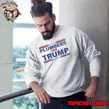 Plumbers For Trump Pro Trump Supporter Stars Election 2024 T-Shirt