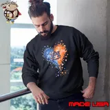 Auburn Tigers Crystal Heart Sweatshirt