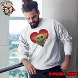 Baby yoda heart shirt