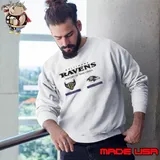 Baltimore Ravens 1969 History Of Team Logos shirt