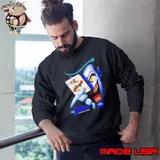 Big Face Joker Horror Design Sweatshirt