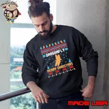 Butterfly Dragonfly Merry Ugly Christmas Sweatshirt