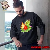 Butterfly Poinsettia Sweatshirt