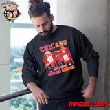 Chicago Bulls Michael Jordan and Chicago Bears Caleb Williams 1984 2024 signatures Sweatshirt
