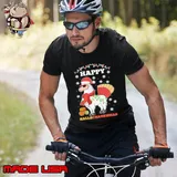 Christmas Happy HallothanksMas Turkey Llama Xmas Unisex