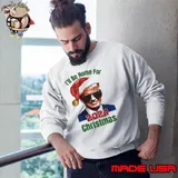 Donald Trump I'll Be Home For Christmas 2024 Sweatshirt