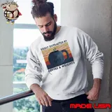 Easily Distracted By Coffee And Weights Vintage Sweatshirt