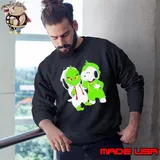Elf Wear Suit Snoopy And Snoopy Wear Suit Elf Christmas Sweatshirt