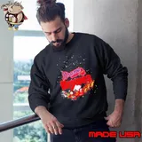 Funny Atlanta Braves Snoopy Christmas Sweatshirt