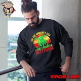 Green Cat On The Naughty List And I Regret Nothing Sweatshirt