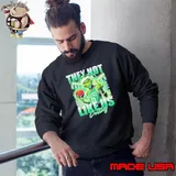 Grinch X Boston Celtics They Not Like Us Christmas Sweatshirt