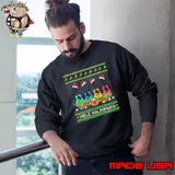 Guitar Mele Kalikimaka Christmas Sweatshirt
