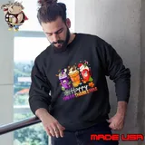 Halloween Thanksgiving Happy HalloThanksMas Coffee Latte Sweatshirt
