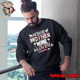 Horse Mother Wine Lover Sweatshirt