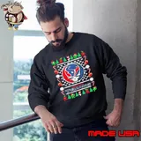 Houston texans grateful dead ugly christmas Sweatshirt