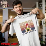 Jesus Spares Bowling vintage shirt