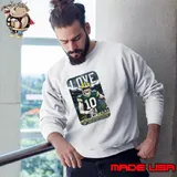 Jordan Love Green Bay Packers football 2024 signature poster Sweatshirt