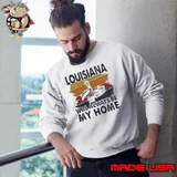 Louisiana Will Always Be My Home Vintage Sweatshirt