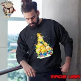 Minions Christmas tree shirt