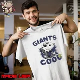 New York Giants NFL Team Snoopy Joe Cool Shirt