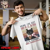 Nurse black cat yeah Ive got OCD old cranky and dangerous shirt