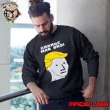 Orange Man Bad Npc Wojak Sweatshirt