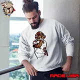 Original Jayden Daniels Shhh Cartoon Football Design Sweatshirt